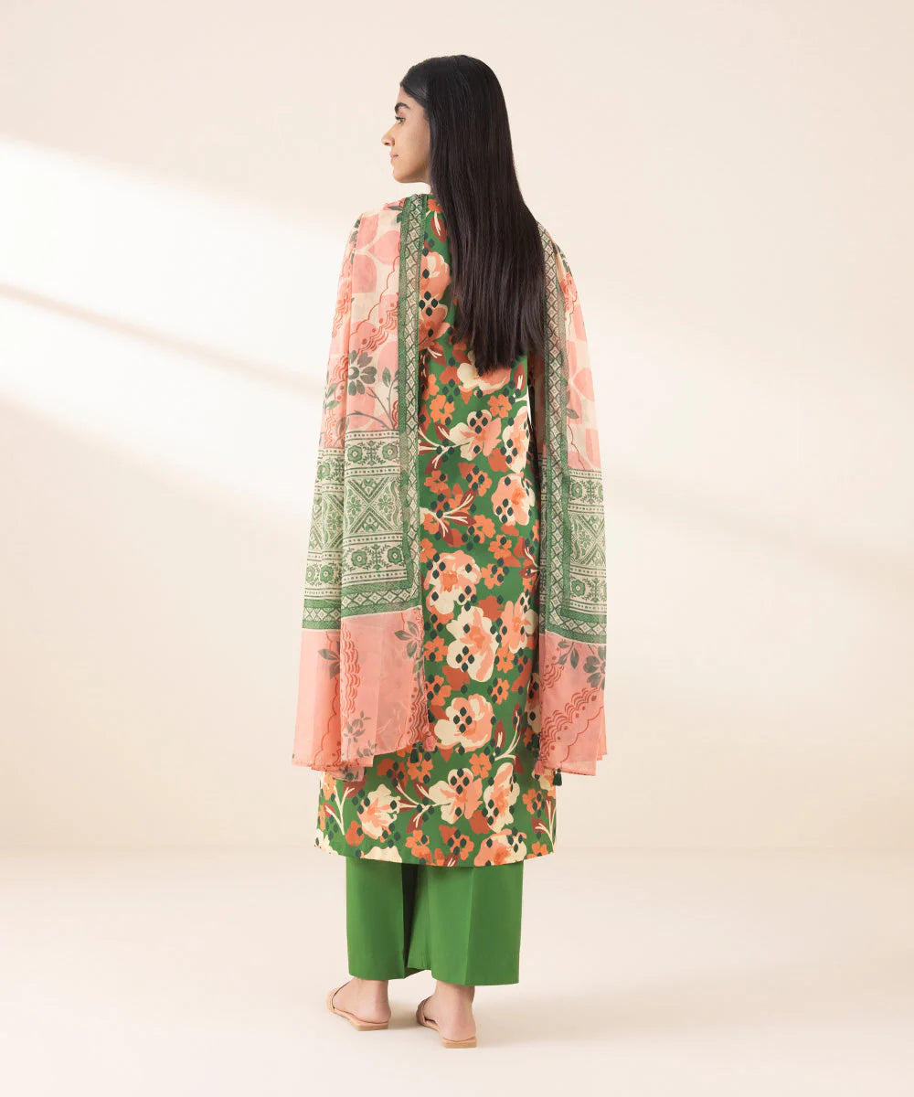 2 PC | Printed Lawn | Unstitched