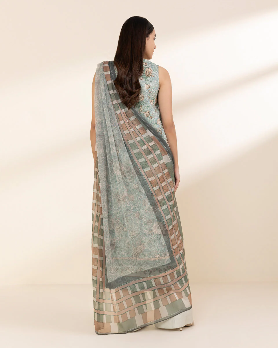 3 PC | Printed Lawn | Unstitched