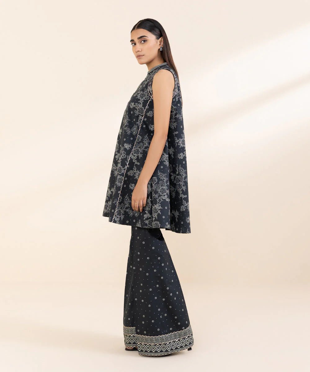 1 PC | Printed Lawn | Unstitched - Bellissimo Outfit