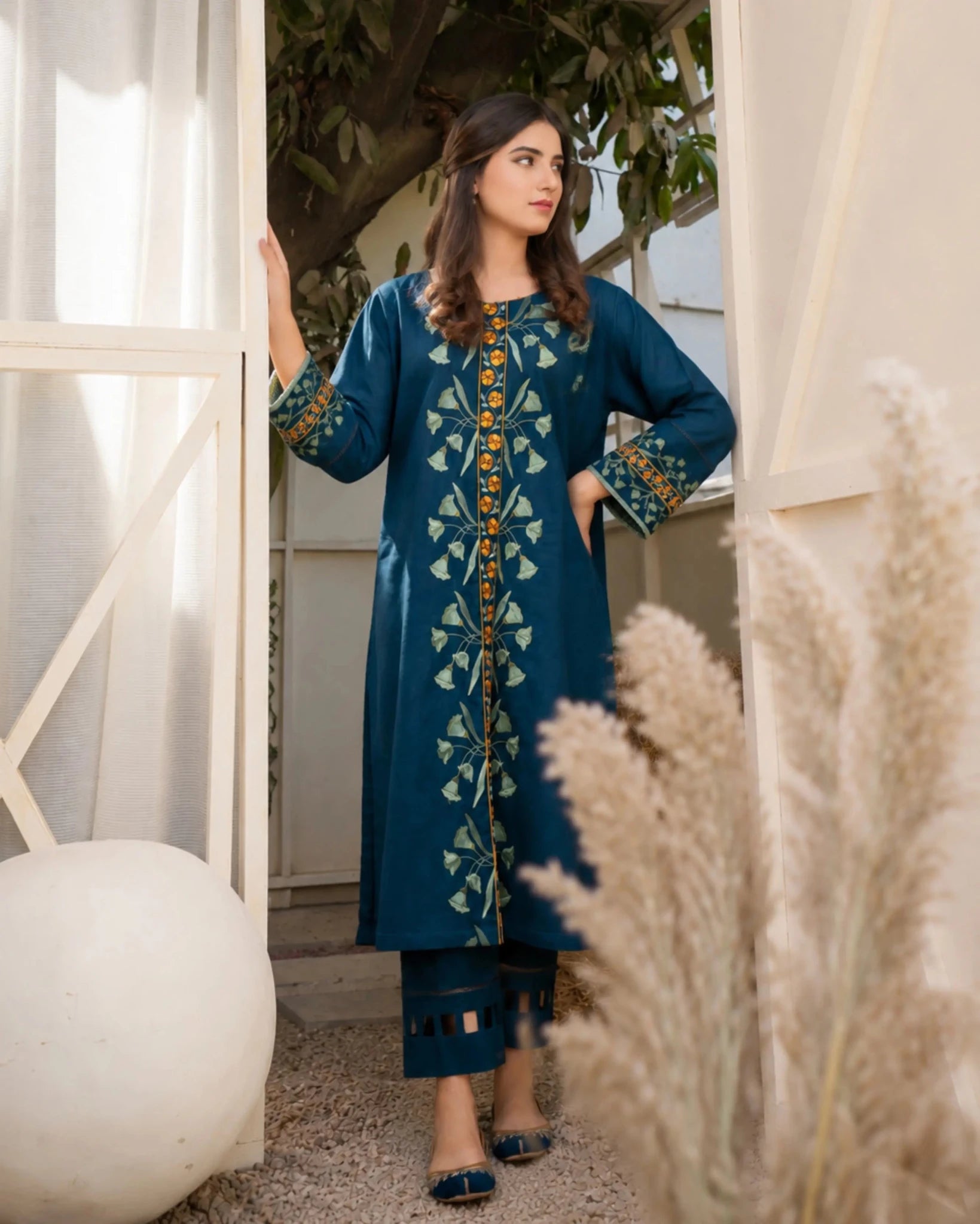 2 PC | Embroidery Lawn Suit - Bellissimo Outfit
