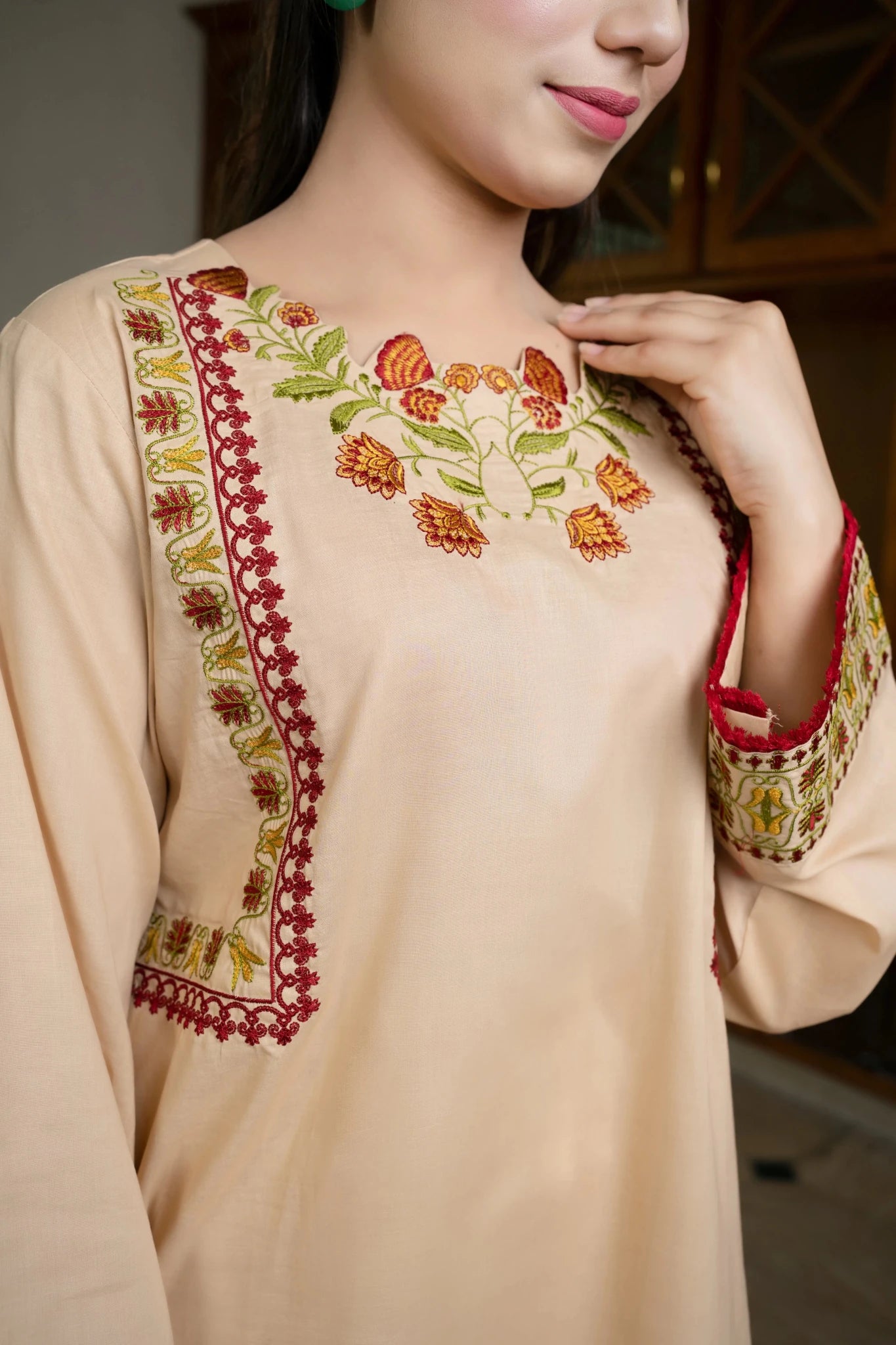 2 PC | Embroidery Lawn Suit - Bellissimo Outfit