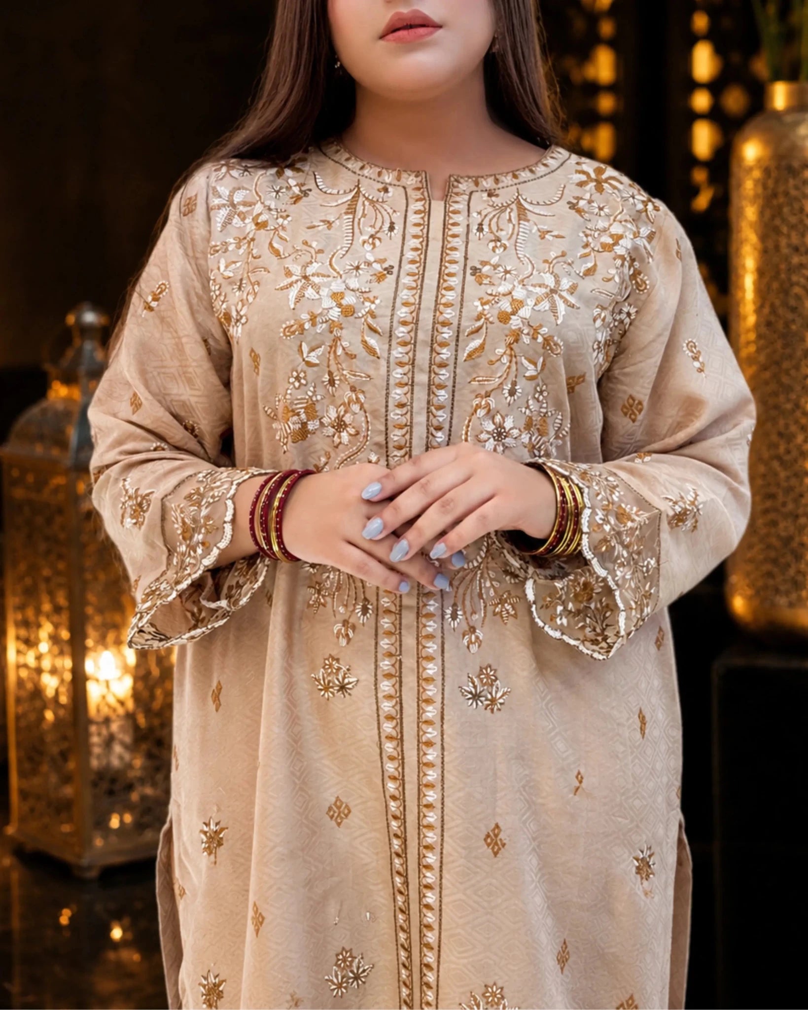 2 PC | Embroidery Lawn Suit - Bellissimo Outfit