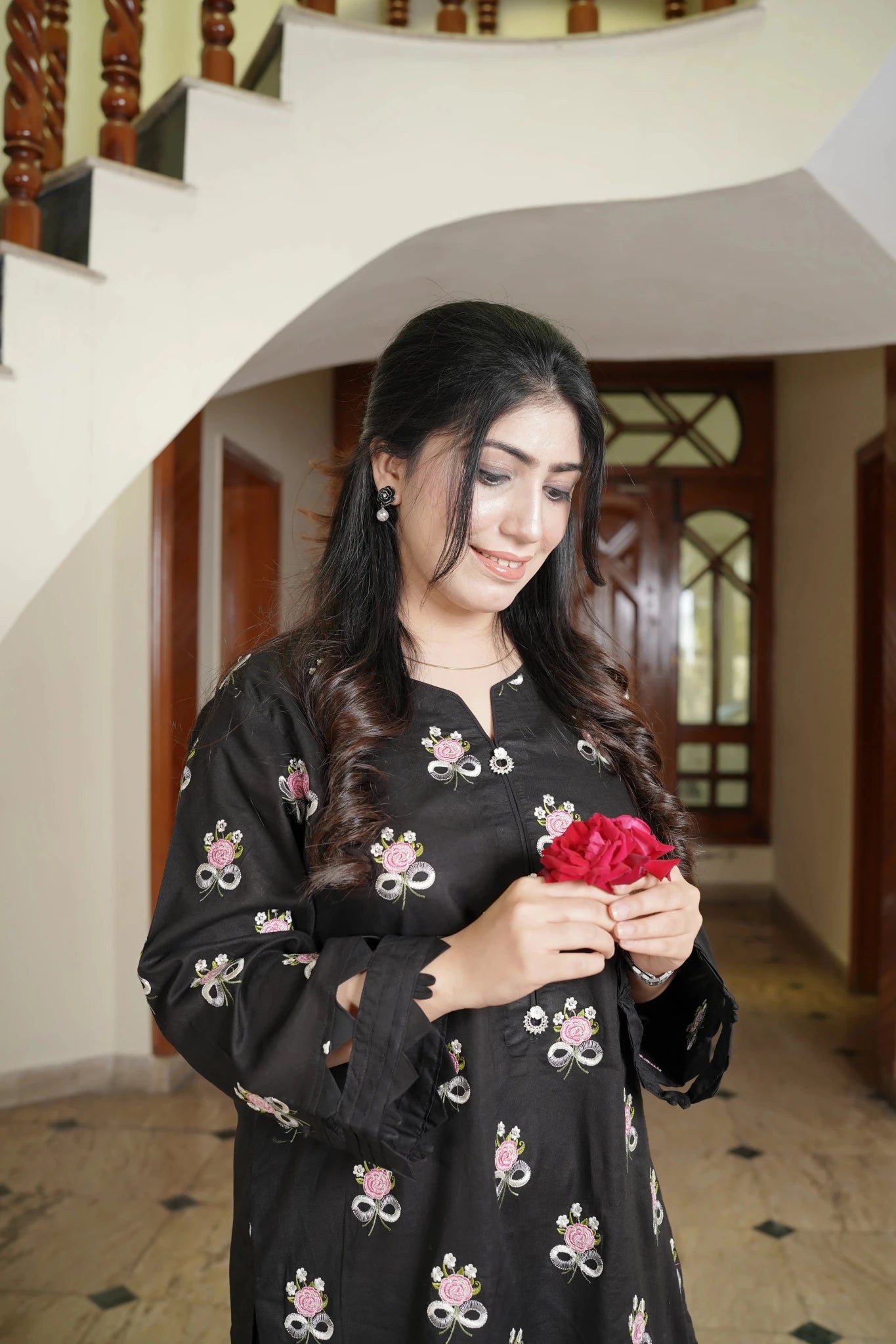 2 PC | Embroidery Lawn Suit - Bellissimo Outfit