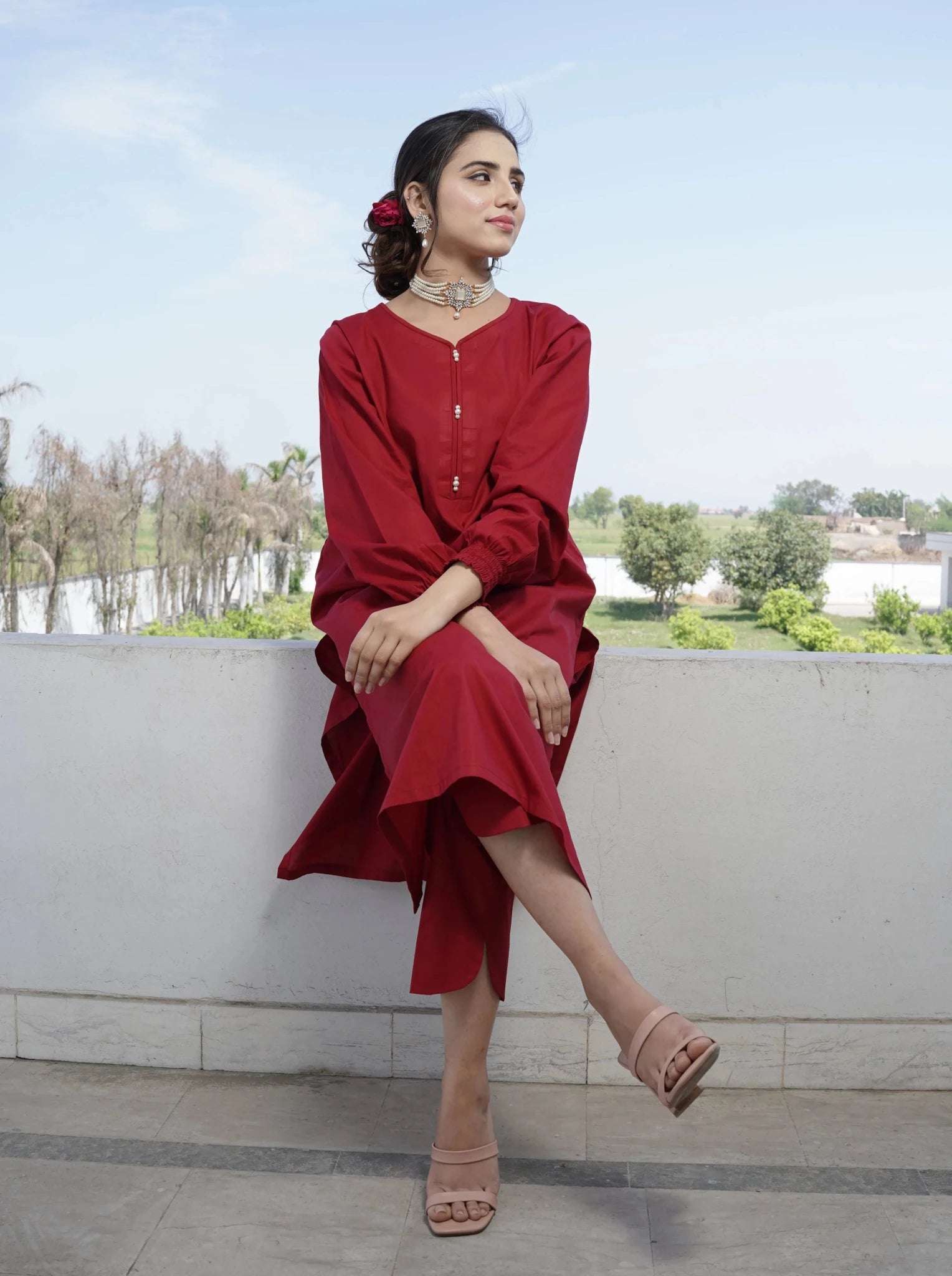 2 PC | Premium Lawn Suit - Bellissimo Outfit