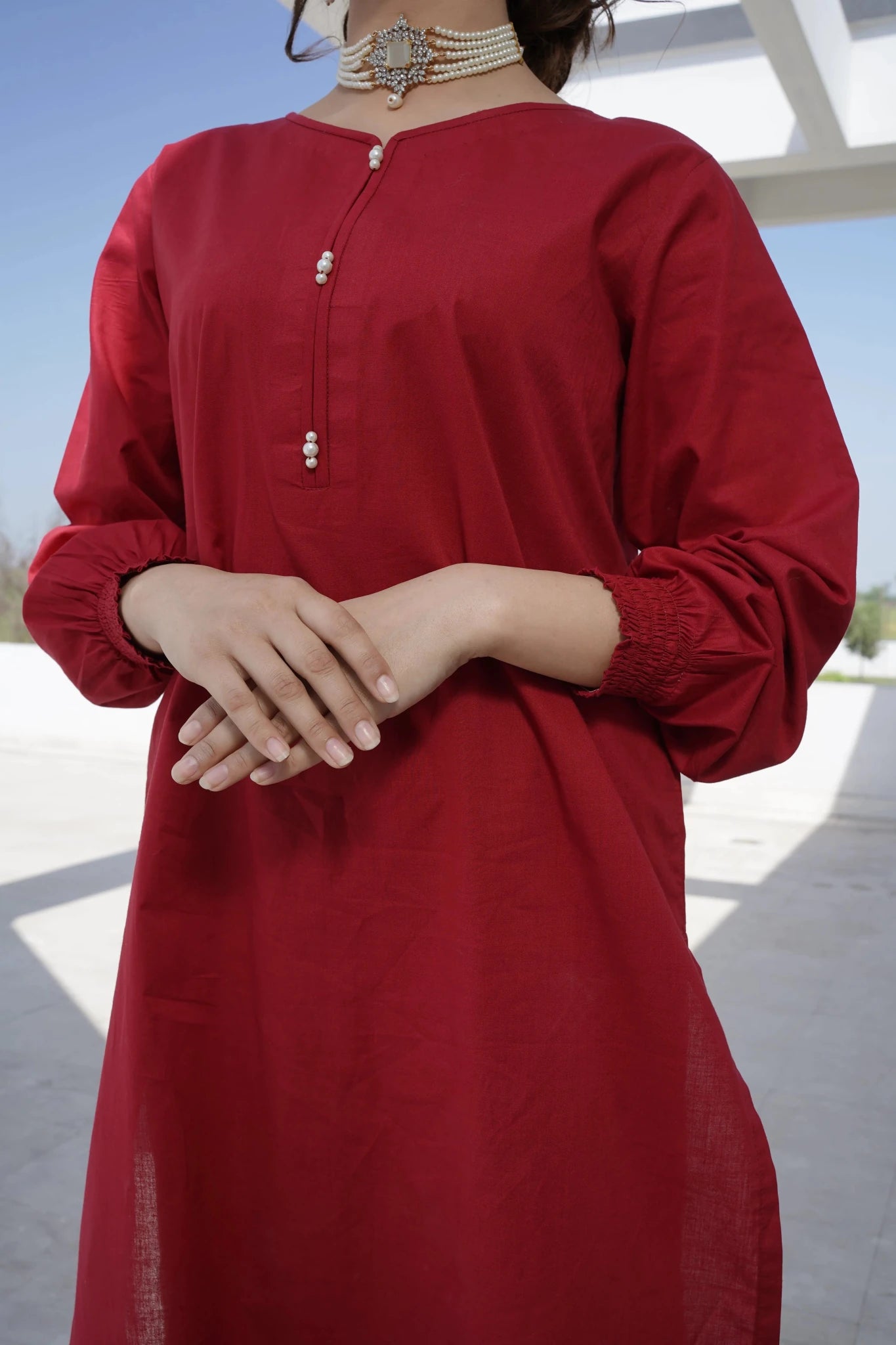 2 PC | Premium Lawn Suit - Bellissimo Outfit