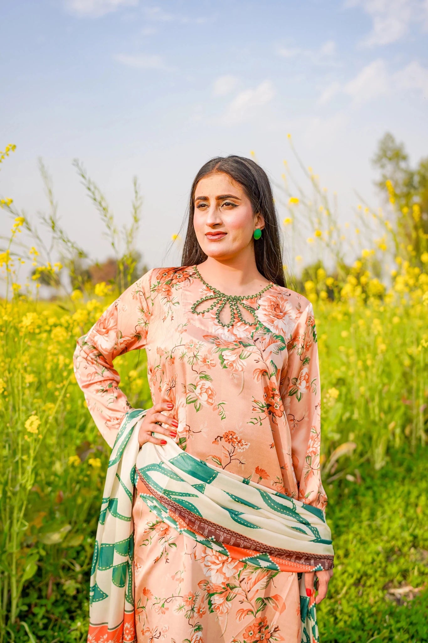 2 PC | Printed Lawn Suit - Bellissimo Outfit