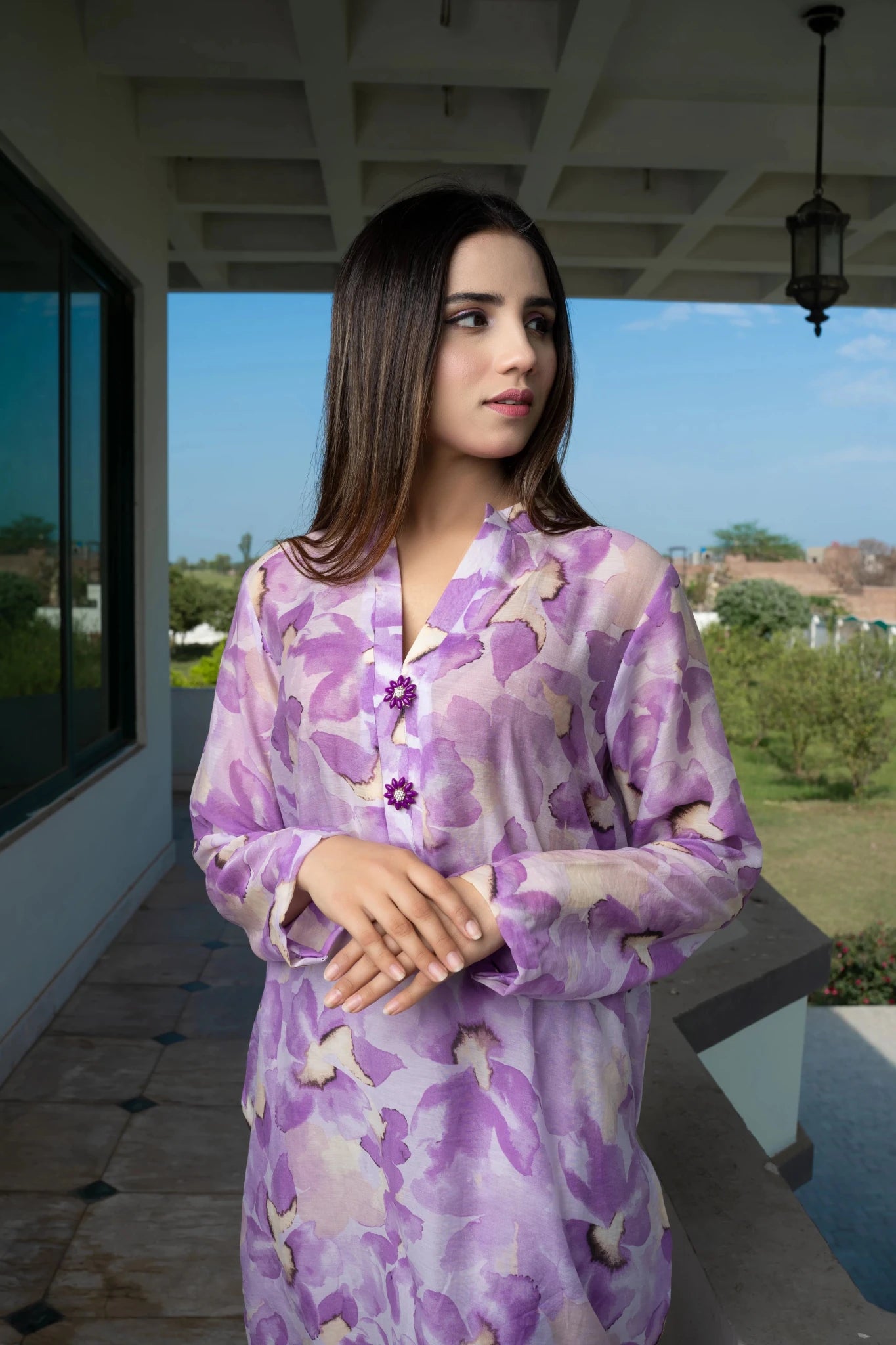 2 PC | Printed Lawn Suit - Bellissimo Outfit