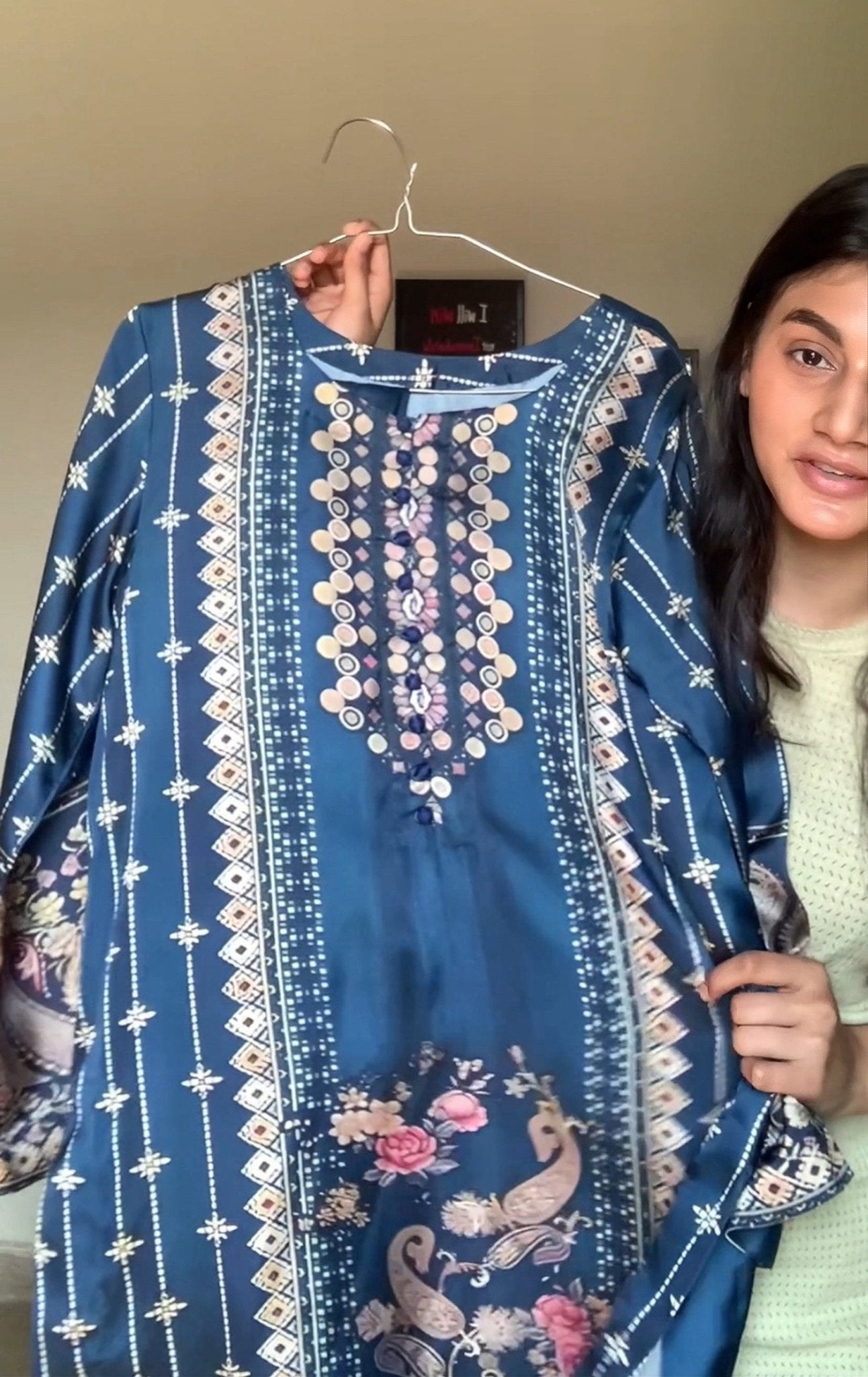 2 PC | Shamooz Silk Printed Suit - Bellissimo Outfit