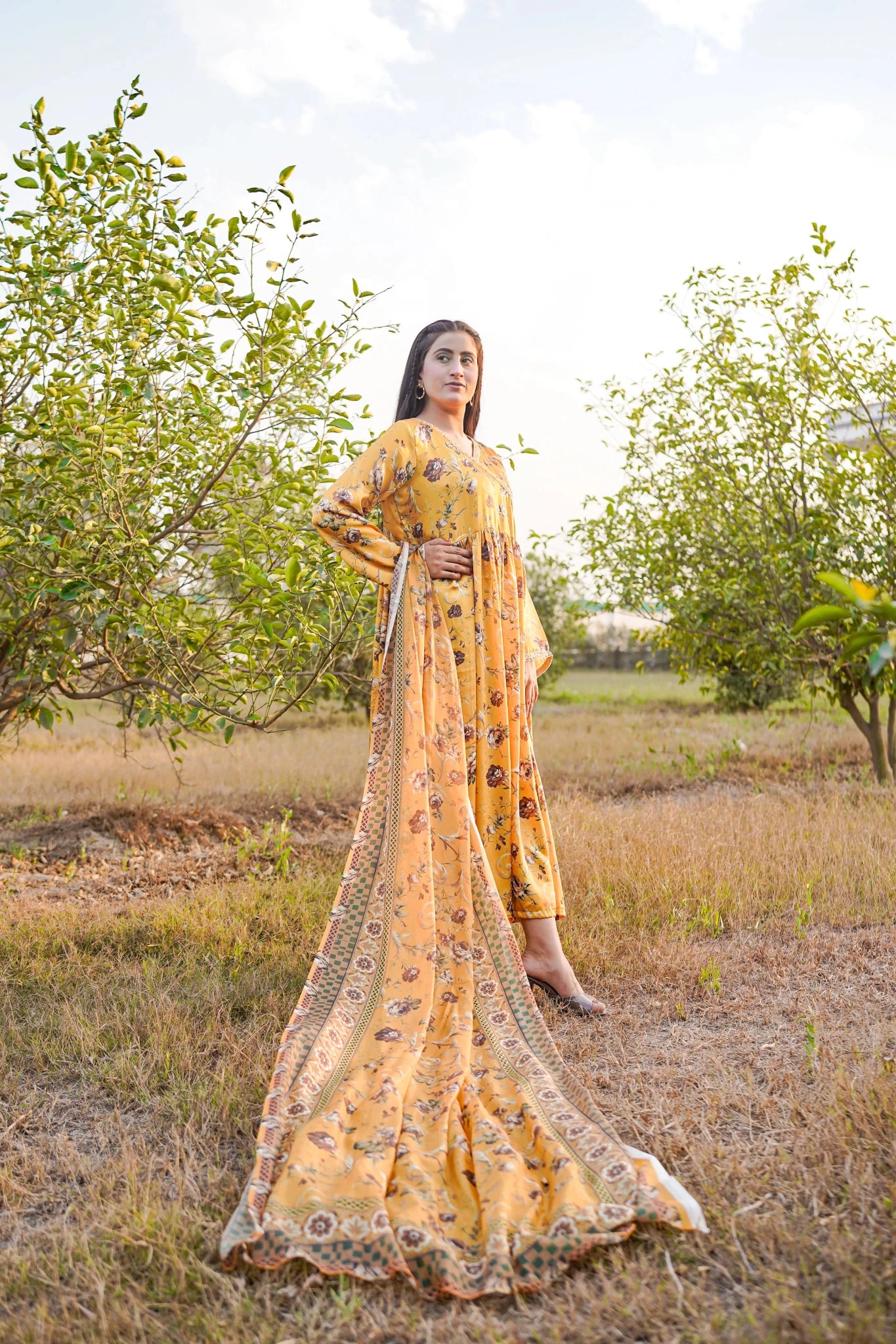2- Piece Printed Suit (G11227) - Bellissimo Outfit