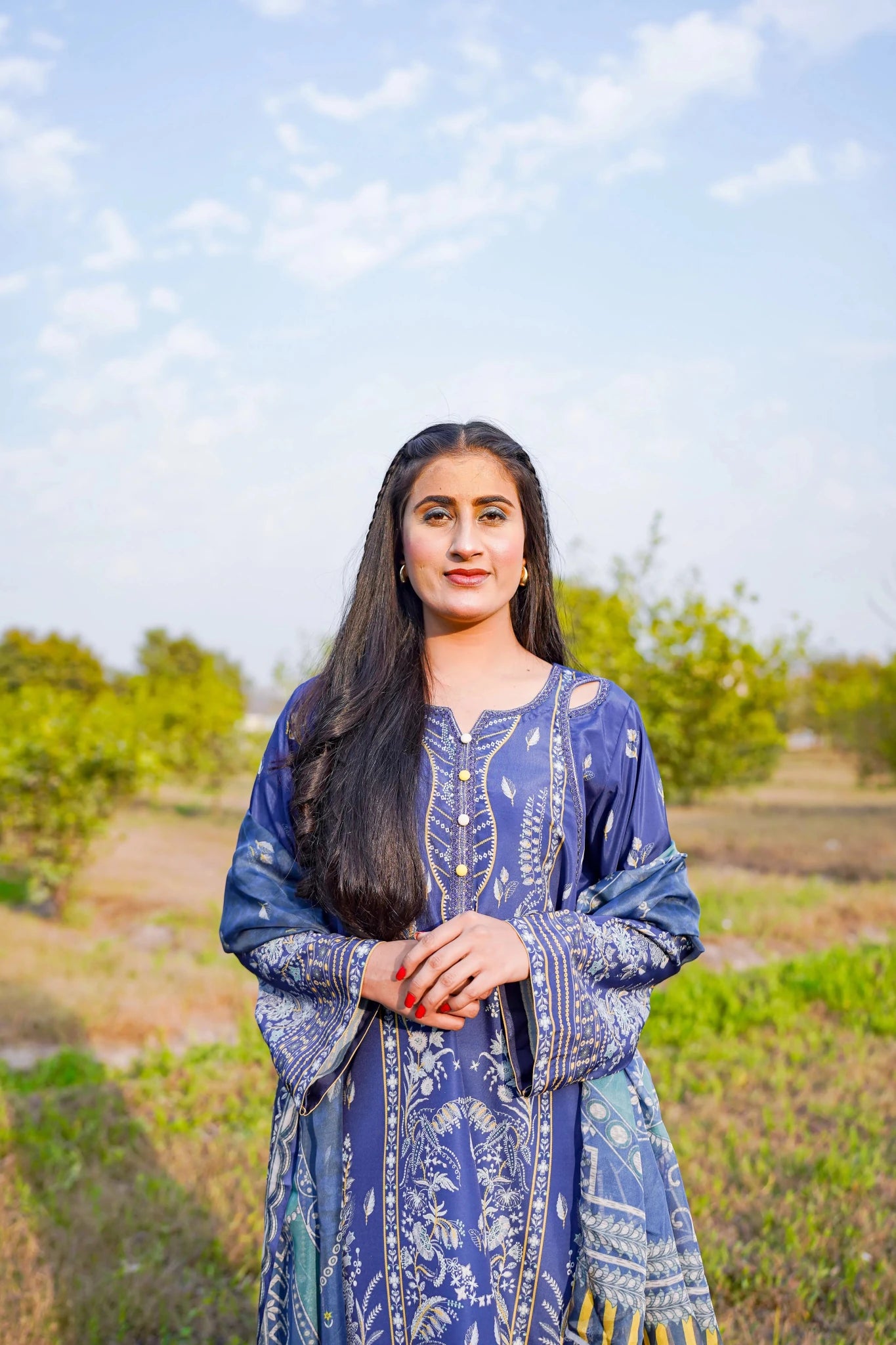 3 PC | Printed Lawn Suit - Bellissimo Outfit
