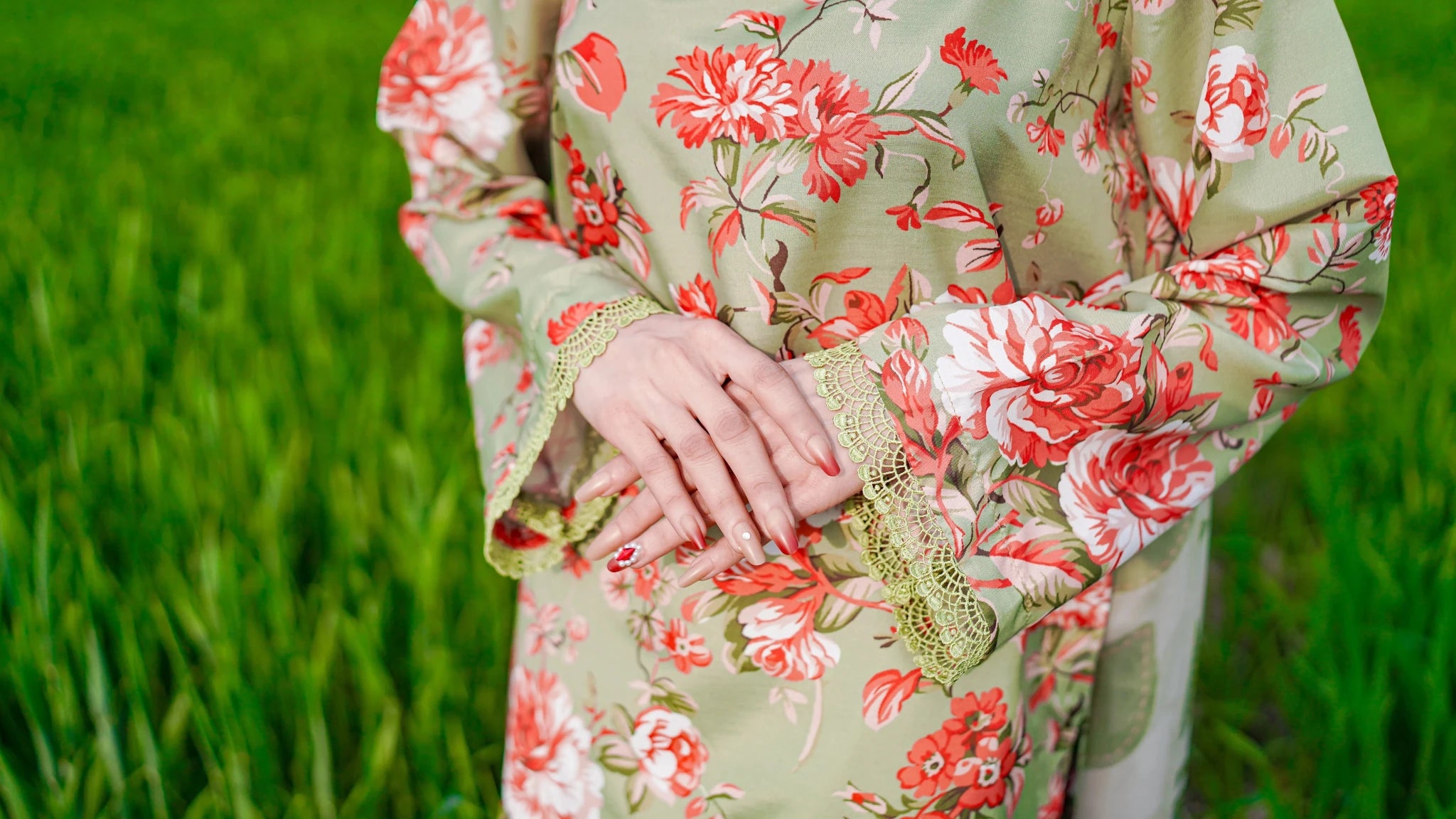 3- Piece Printed Suit (G11223) - Bellissimo Outfit