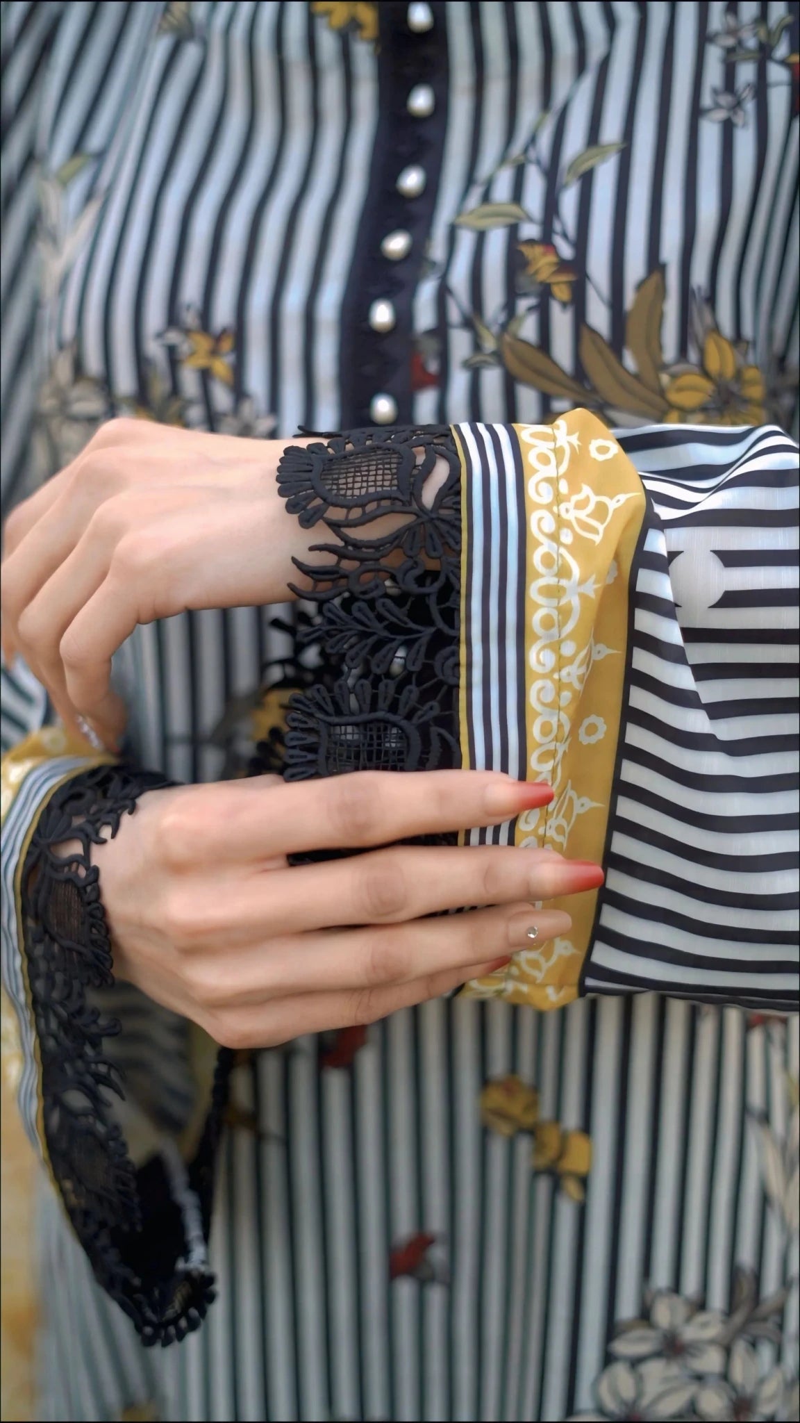 3- Piece Printed Suit (R11226) - Bellissimo Outfit