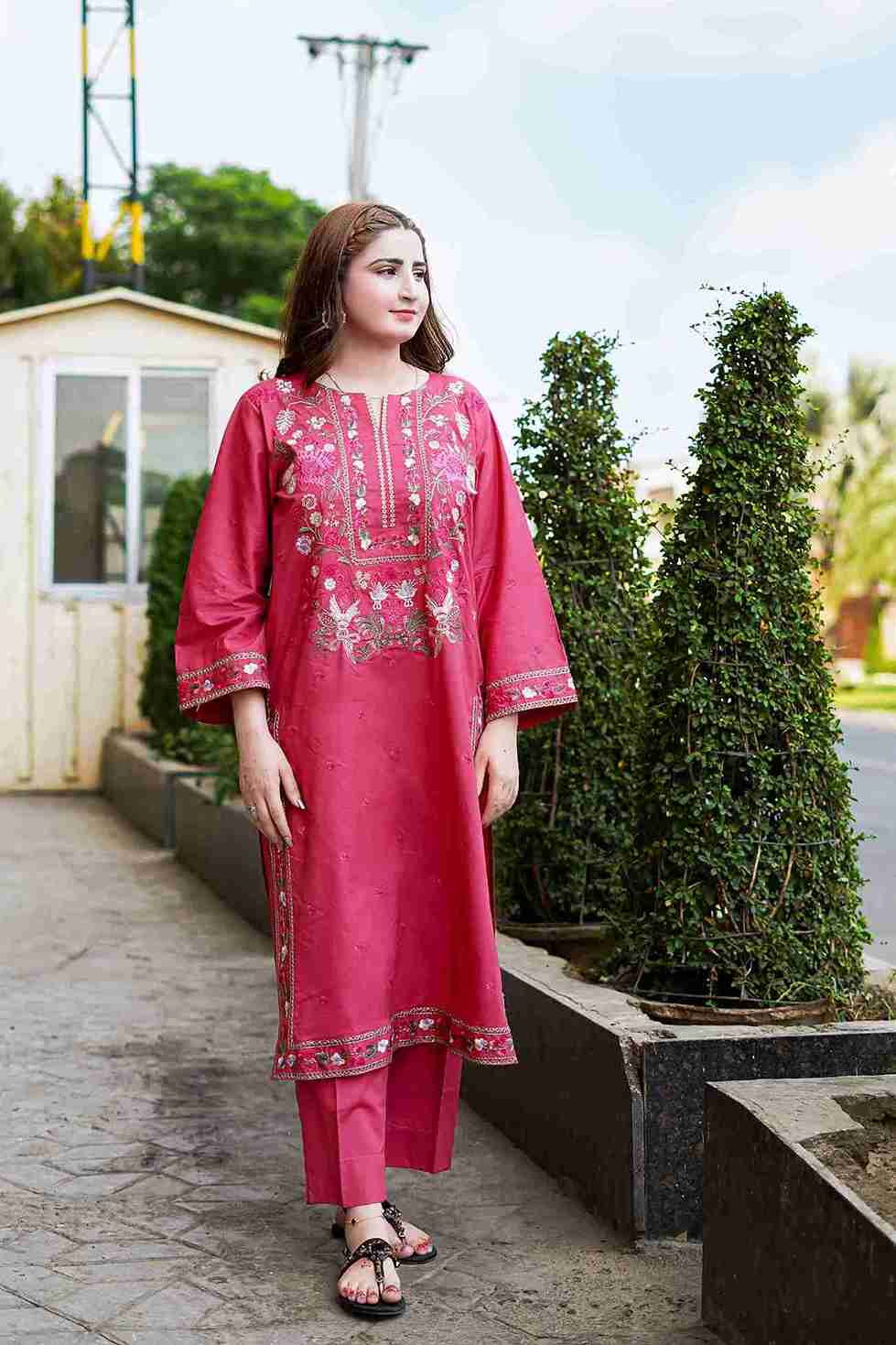 2 PC | Embroidery Lawn
