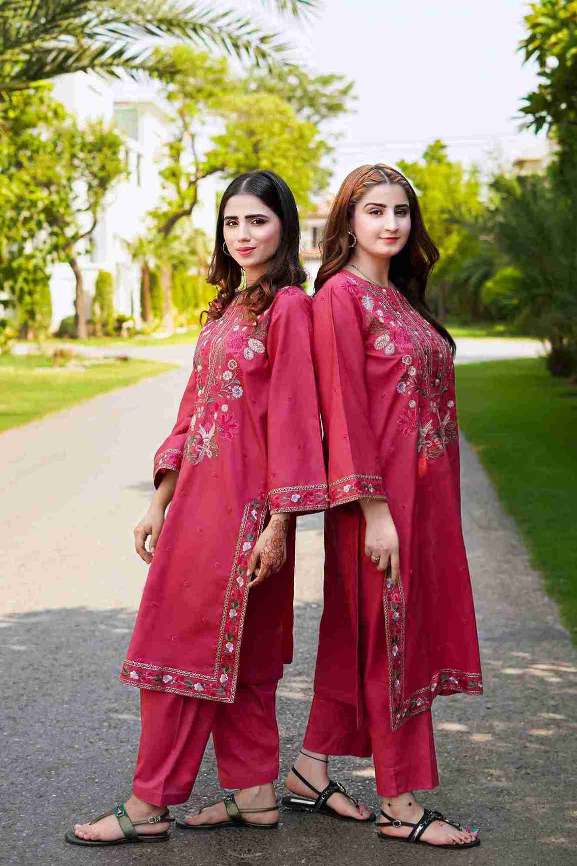 2 PC | Embroidery Lawn