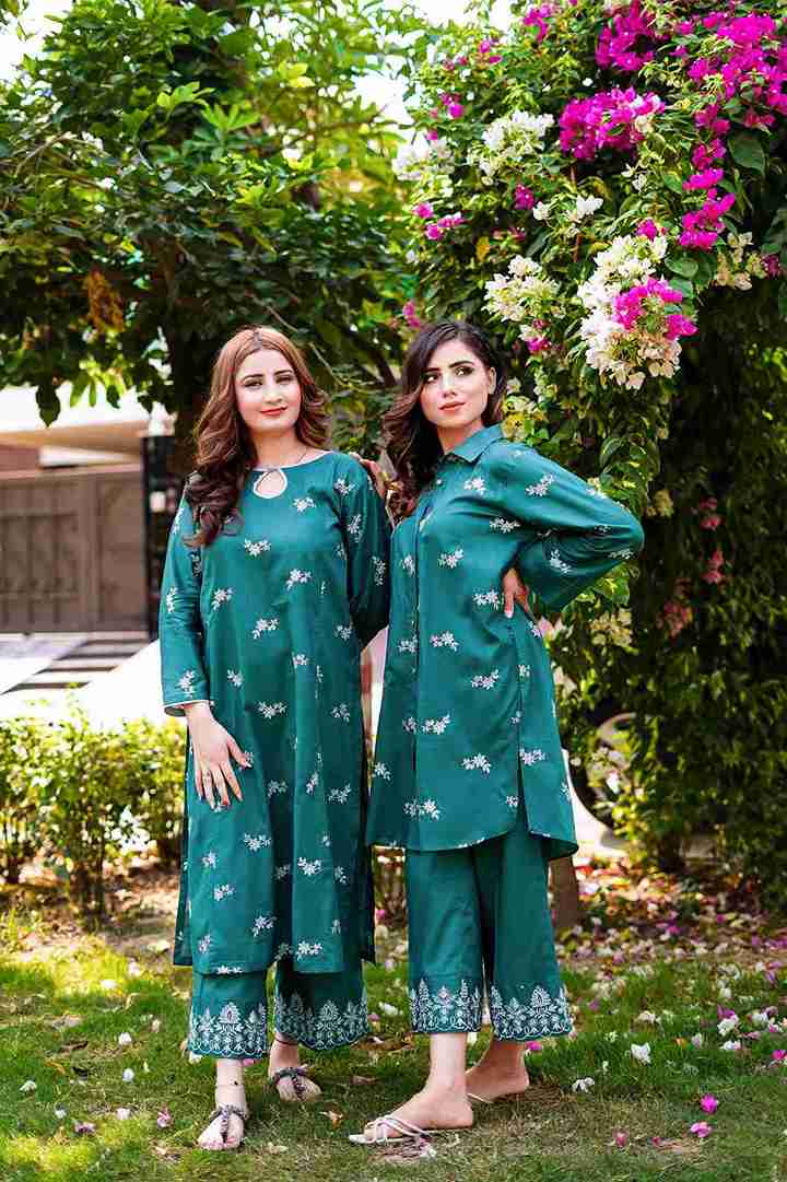 2 PC | Embroidery Lawn