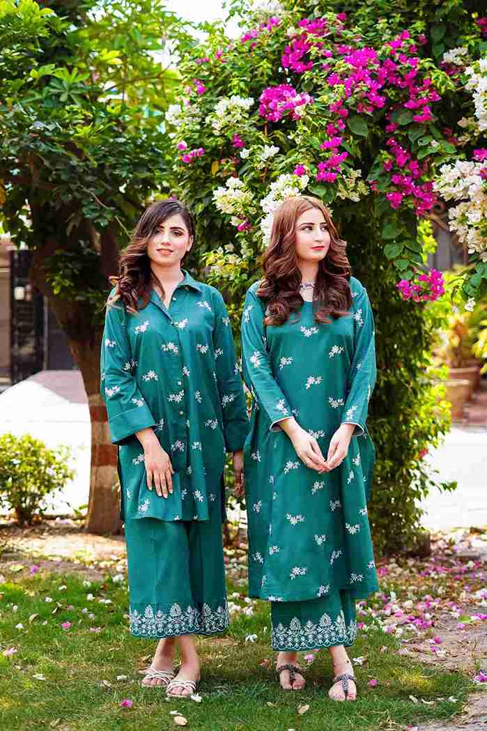 2 PC | Embroidery Lawn