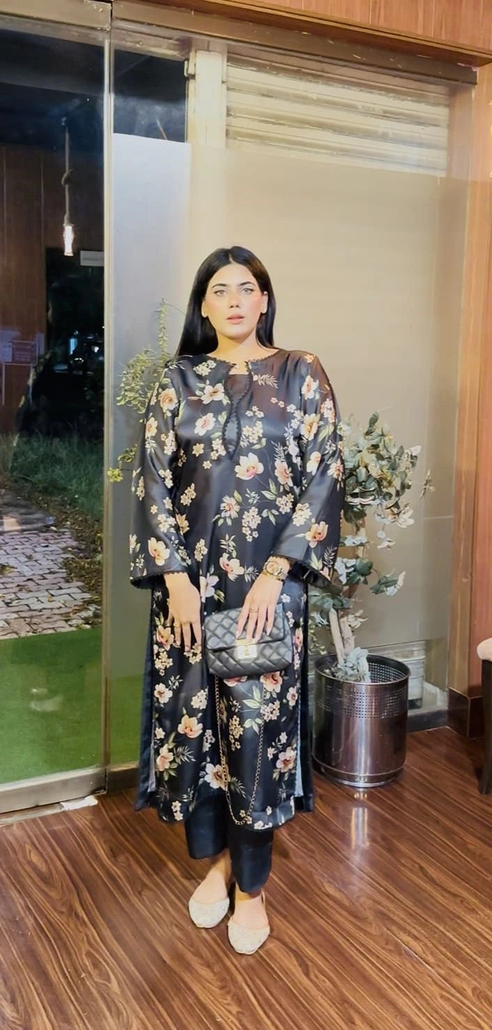 2 PC | Shamooz Silk Printed Suit