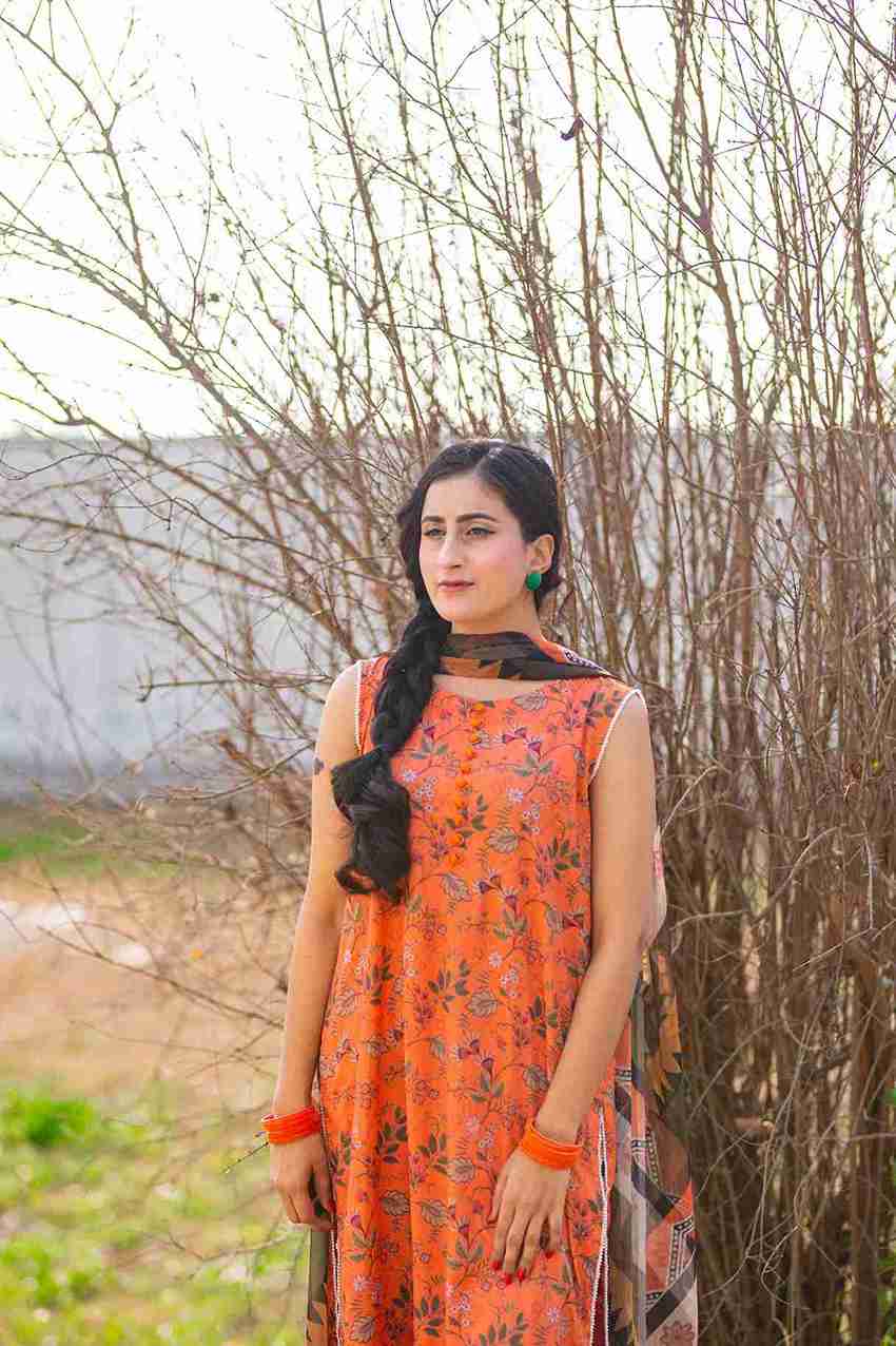 3 PC | Printed Lawn Suit